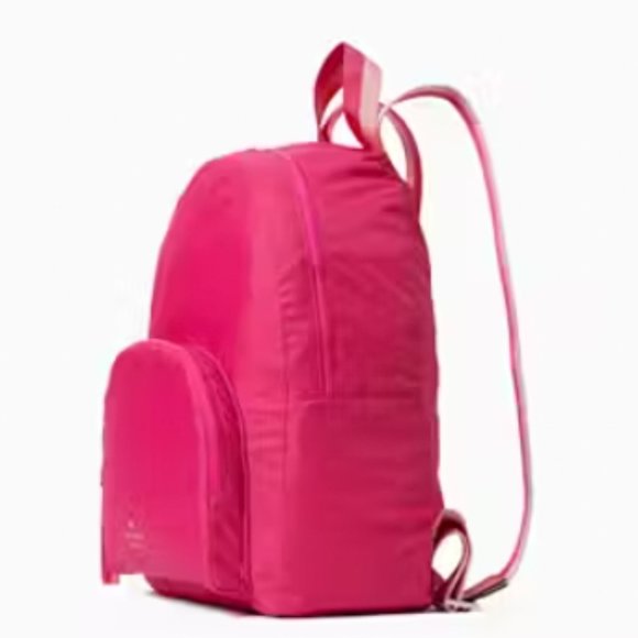 kate spade Arya Packable Backpack pouch pink nwot - Picture 3 of 10
